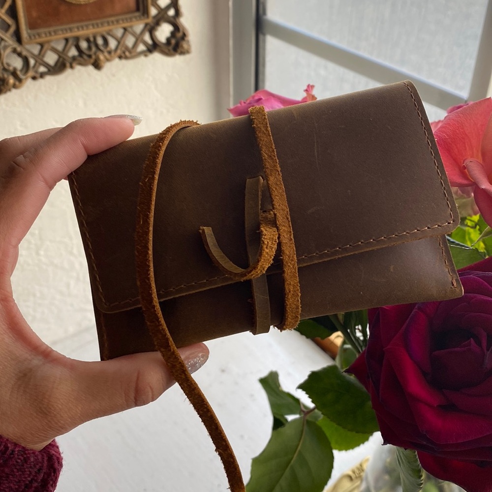 Mini leather bag